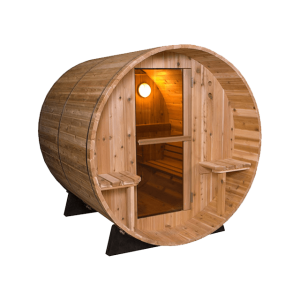 Barrel Sauna Rustic 7+1 ft.